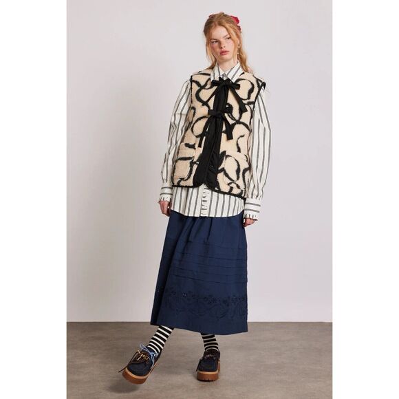 Free People Damson Madder Marta Borg Gilet $155 - Picture 6 of 12